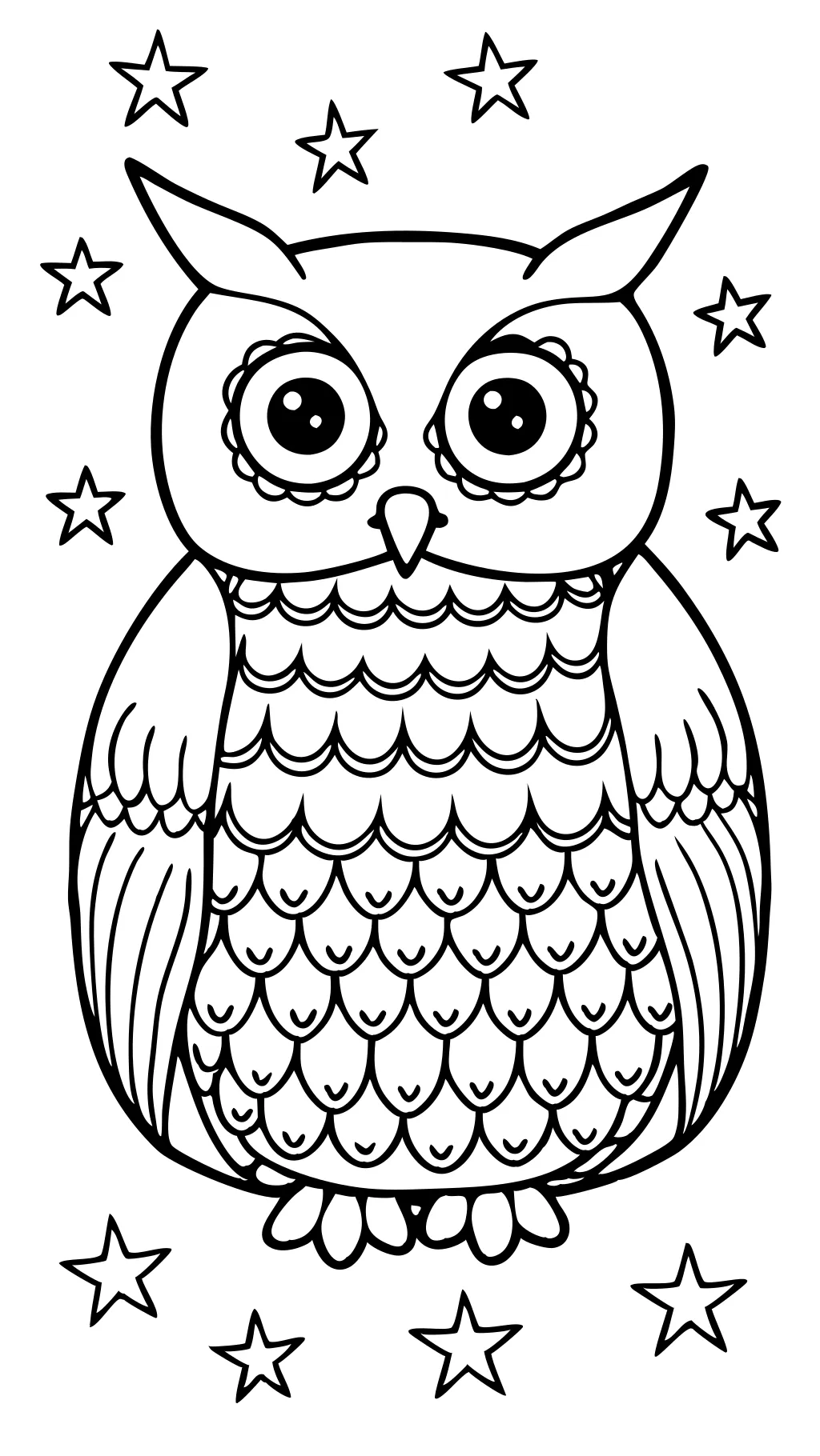 coloring pages of owls